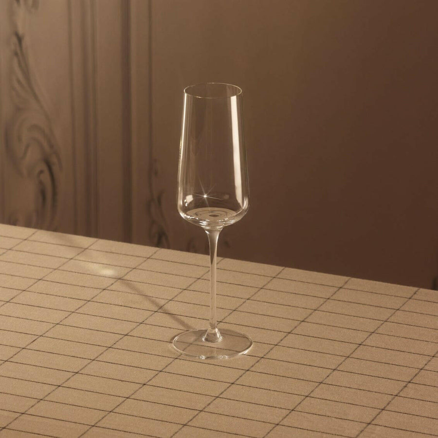 Elegant flute glasses showcasing refined design, perfect for upscale gatherings and enhancing wine tasting experiences.